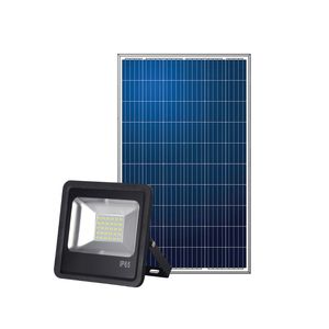Projecteur solaire LED extérieur en aluminium HTechLX 60W, durable, haute efficacité, longue durée de vie, indice de protection IP65, réglable en couleur pour le jardin - Product Image 2