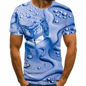 Venta al por mayor 2024 Camisetas para hombres Gráficos personalizados Manga corta Poliéster Cuello redondo Algodón suave Sensación Plain Blanks para sublimación - Product Image 4