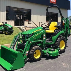 Tracteur à roues John Deere 25 CV avec chargeur frontal, tracteur utilitaire compact pour travaux agricoles et aménagement paysager - Product Image 2
