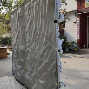 Kain latar belakang dinding bunga dekorasi panggung pernikahan gulung bunga dinding latar belakang dinding aliran buatan - Product Image 6