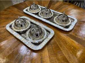 Cuencos de servicio único para cocina, vajilla decorativa de diseño único de Metal, Color dorado, para Hotel, restaurante, vajilla - Product Image 5
