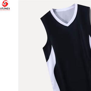 Camiseta de Baloncesto Reversible Personalizable Unisex, 100% Poliéster, Económica, Transpirable, Antibacteriana, de Secado Rápido para Entrenamiento - Product Image 4