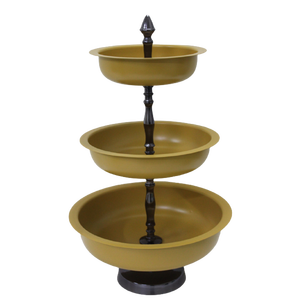 Hot Selling Aluminium 2 <b>Tier</b> <b>Cake</b> Stand Gold Modern Design Cup <b>Cake</b> Stand And Tray For Wedding Display And Serveware Handmade - Product Image 6