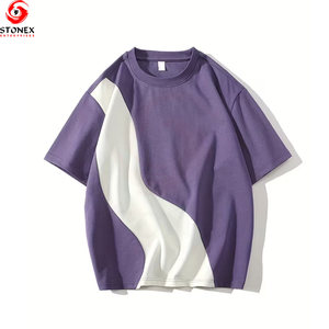 T-shirt surdimensionné pour homme, tendance printemps, streetwear, tissu en coton premium, respirant, écologique, séchage rapide, logo personnalisé, privé - Product Image 1