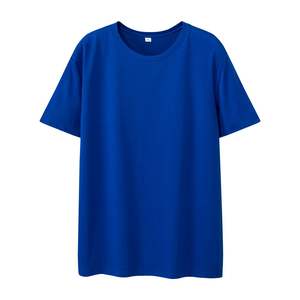 Camiseta de Alta Calidad para Hombre, 380 Gramos, Cuello Redondo, Manga Corta, Fresca, Transpirable, Tela de Lona, Diseño Sólido Personalizado con Variedad de Estampados - Product Image 3