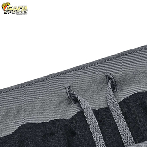 Shorts de sport pour homme, écologiques, décontractés, à motif uni, compressifs, respirants, à séchage rapide, mi-élastiques - Product Image 2