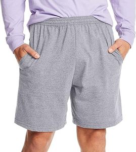 Mens Casual Cotton Jersey Shorts with Pockets Breathable Soft Lounge Shorts Elastic Waist Gym Shorts for Workout and Home - Product Image 2