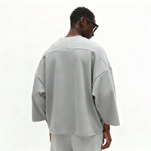 Sudadera de Hombre Personalizada, Informal, de Alta Calidad, Transpirable, con Cuello Redondo, Hombros Caídos, Tejido de Punto, de Secado Rápido, para Invierno - Product Image 2