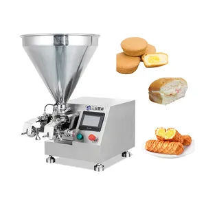 Sanhe Round cupcake ingecting equipment cupcake Cheese equip production line Chocolate bread cake cream filling machine product