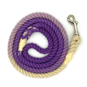 <b>Dog</b> Walking Gift for <b>Dog</b> 5ft Rope <b>Dog</b> <b>Leash</b> Ombre Braided 100% Cotton Multi-colored - Product Image 2