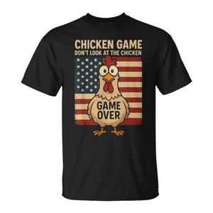 T-shirt Chicken Game Don't Look at the Game Over - Prodotto promozionale - Product Image 1