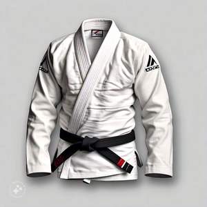 Kimono GI Jiu Jitsu brésilien professionnel unisexe 100% coton coupe BJJ personnalisé Arts martiaux porter des shorts pour adultes haut - Product Image 6