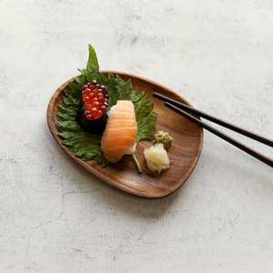 ชุดจานชามจานไม้ธรรมชาติสำหรับจัดแสดงอาหาร - Product Image 3