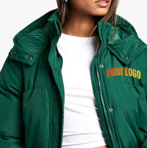 Chaqueta acolchada ultra cálida para mujer, resistente al viento, resistente al agua, invierno, venta al por mayor, Etiqueta Privada - Product Image 5