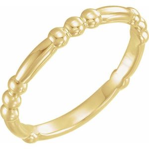 Romantic Stainless Steel Bead <b>Ring</b> Fashionable Gold Plated Inlay with Geometric Design Stylish Eternity Style Perfect Gift - Product Image 3