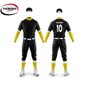 Customized Breathable Baseball Uniform Set with Custom Size & Logo Unisex Team <b>Training</b> Sportswear - Product Image 6