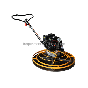 Machine de truelle de puissance de boîte de vitesses de moteur à essence Honda pliable de commande manuelle de finition de béton avec le rayon de braquage court - Product Image 5