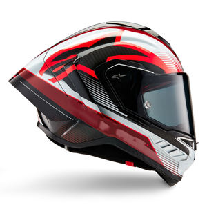 หมวกกันน็อคเต็มใบ Alpinestars Supertech R10 Team Black Carbon Red Dark Matt รุ่นขายดีที่สุด พร้อมจัดส่งแบบกล่อง - Product Image 3