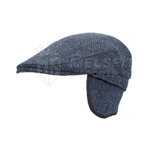 Chapeaux plats en coton/laine personnalisés de haute qualité pour une utilisation décontractée en extérieur et en voyage, design unique, unisexe, sur commande - Product Image 1