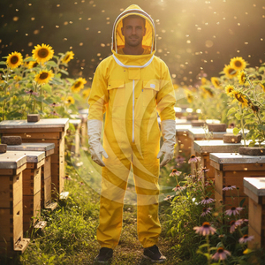 Traje de Protección para Apicultura con Velo Desmontable y Algodón Transpirable para Mayor Comodidad 2026 - Product Image 4