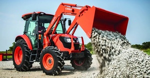 รถแทรกเตอร์ Kubota LA1154 พร้อมที่ตักด้านหน้า รถแทรกเตอร์อเนกประสงค์สำหรับงานเกษตร ห้องโดยสารแบบปิด เครื่องจักรกลการเกษตร รถแทรกเตอร์ Kubota สำหรับขาย - Product Image 5