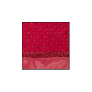 Bufanda de Pashmina Jacquard con Brillo Color Borgoña 70x200 con Estampado Floral y Letras - Product Image 1