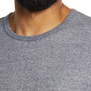 Nouveau sweat-shirt ample d'été en coton pur, lourd, personnalisable avec logo, respirant pour hommes - Product Image 3