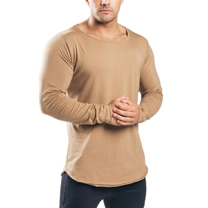 เสื้อยืดสำหรับวิ่งออกกำลังกายฟิตเนสผ้าฝ้ายสำหรับผู้ชายเสื้อยืดสีดำสำหรับผู้ชายเสื้อยืดผ้าคอตตอนเนื้อสแปนเด็กซ์ออกแบบได้ตามต้องการ - Product Image 3