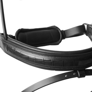 Bride anatomique Bande de sourcils incurvée BRIDLE SOFTY Beaucoup de couleurs Véritable Brun foncé Personnalisation PVC Western Horse Halter - Product Image 6
