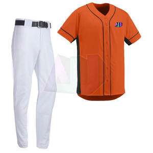 Uniforme de Béisbol de Alta Calidad para Adultos con Pantalones de Jersey Ligeros y Transpirables 100% Poliéster, Diseños de Color Personalizados Disponibles - Product Image 2