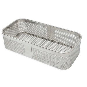 ตะกร้าลวดตาข่ายฆ่าเชื้อทำจากสเตนเลสสตีลตะกร้าใช้พลังงานแบบแมนนวล - Product Image 3