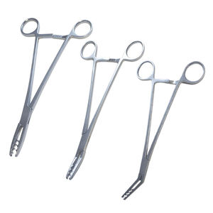 Instrumentos quirúrgicos ortopédicos de acero inoxidable, fórceps de agarre de tejido médico con dientes, fórceps de tejido blando - Product Image 1