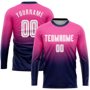 Camiseta de fútbol de ajuste personalizado de rendimiento, uniforme de clubes de tela ligera, logotipo de nombre de jugador sublimado a medida para jugadores de fútbol - Product Image 2