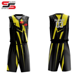Gran oferta, camiseta de baloncesto, uniformes de baloncesto de diseño personalizado para jóvenes con nombre y número de equipo personalizados - Product Image 5