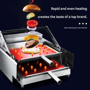 Machine à hamburgers programmable et presse à hamburgers multifonction offrant des programmes personnalisables pour différents types de galettes et recettes - Product Image 5