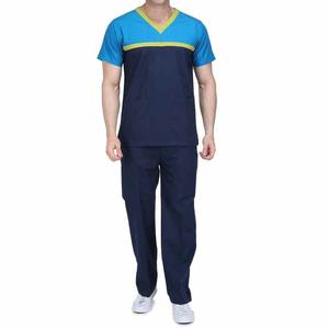 Uniformes médicos de alta calidad para hombres, nueva moda, Panel de lona, uniformes de enfermería, conjuntos de cirujano para uso hospitalario, proveedores en línea, OEM - Product Image 2