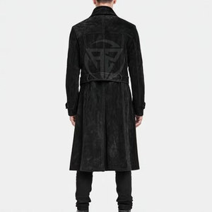 Gabardina de Hombre de Alta Calidad, Cuero de Gamuza, Corte Elegante, Tacto Suave, Exterior Liso, Interior Cómodo, Ecológica - Product Image 2