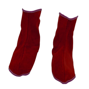 เครื่องเชื่อมเหล็กหนังวัวเพื่อความปลอดภัยในการตัดเย็บเสื้อผ้ากันไฟได้รับการรับรอง CE ความร้อนอุณหภูมิ - Product Image 2