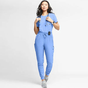 Moda Hospital Scrubs Cherokee Moda Uniforme Scrubs Set Venta al por mayor Imprimir Hospital Enfermera Médico Suave Elástico Scrubs - Product Image 5
