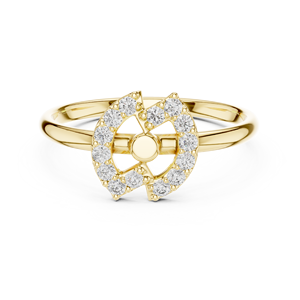 Shining jewels 14K Adjustable <b>Open</b> <b>Ring</b> for Women Fashion Korean Style - Product Image 5