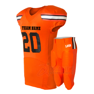 Uniforme de fútbol americano Unisex de gran venta, equipo de secado rápido transpirable con mangas cortas, opción de talla grande disponible - Product Image 1