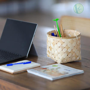 กล่องเก็บของสานไม้ไผ่ขายส่งสุดฮิต เป็นมิตรกับสิ่งแวดล้อม ยั่งยืน ใช้ซ้ำได้ พับเก็บได้ บรรจุภัณฑ์ของขวัญ ตะกร้าสานมือจากเวียดนาม - Product Image 2