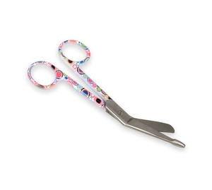 Tijera de vendaje Lister de hoja afilada Dental quirúrgica para Hospital, acero inoxidable, 14 Cm, burbujas, tijera recubierta de papel de fantasía, CE ISO - Product Image 5