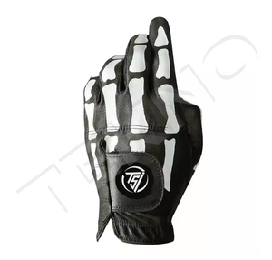 Offre Spéciale d'usine Concevez votre propre logo Gant de golf respirant en cuir couleur souple Gants de golf personnalisés pour le sport - Product Image 3