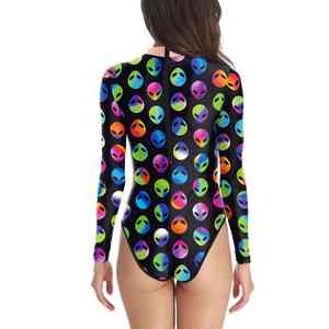 ชุดว่ายน้ำบิกินี่เซ็กซี่พิมพ์ลายโบฮีเมียนแบบขายส่ง คอวีลึก สายรัดแบบวีสตริง เป็นมิตรกับสิ่งแวดล้อม ระบายอากาศได้ดี สำหรับผู้หญิง - Product Image 6