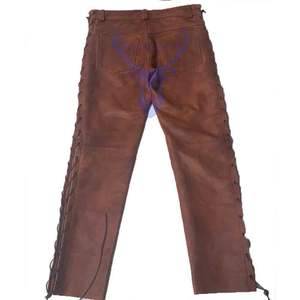 Pantalones de cuero para Hombre Ropa Informal nueva moda al por mayor - Product Image 4