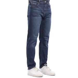 High Quality Customized <b>Men's</b> Denim Pants Vintage Style Solid Color Medium Wash 100% Cotton ODM Bangladesh Wholesale Price - Product Image 6