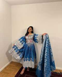 ชุดเดรสยาวแบบดั้งเดิมของ2025คอลเลกชั่นสำหรับเจ้าสาวสไตล์ kuchi Pashtun ดั้งเดิมดีไซน์จาก qulabaton dozi - Product Image 3