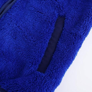 Men's Winter <b>Sherpa</b> <b>Lined</b> Breathable Thick Thermal Zipper <b>Hoodie</b> with Split Kangaroo Pocket Men's Hoodies & Sweatshirts - Product Image 6