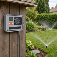 Controlador de Riego Inteligente con WiFi 2.4G y App, 16 Estaciones, AC230V 24VAC, para Granjas, Jardines y Paisajes